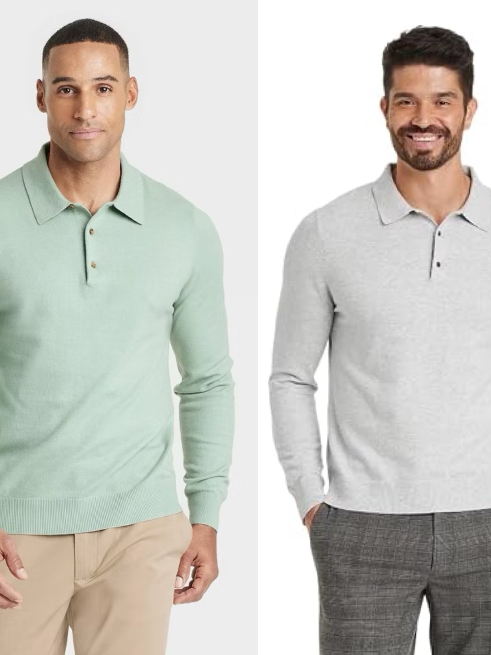 NEW 2 Goodfellow & Co. Collared Pullover Lightweight Sweaters, Small
